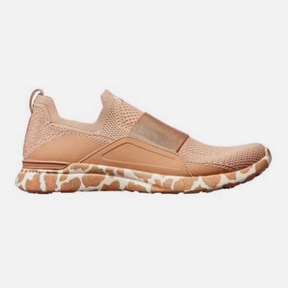 APL Techloom Bliss Slip On Sneakers in Caramel Almond Leopard